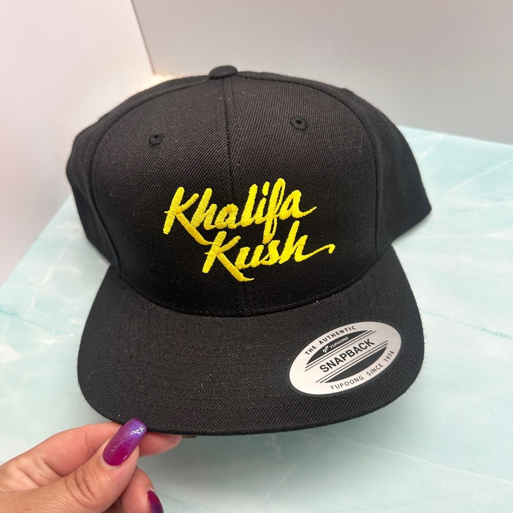 Khalifa Kush Black Snapback Hat